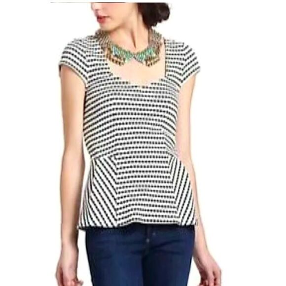 Postmark peplum top  - Picture 1 of 8